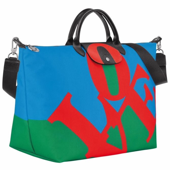 Women/Men Travel Bags | Longchamp Longchamp X Robert Indiana Travel Bag Red