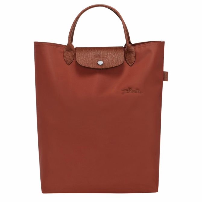 Women/Men Handbags | Longchamp Le Pliage Green M Tote Bag Chestnut