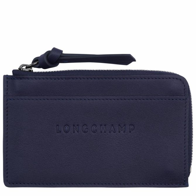 Women/Men Cardholders & Coin Purses | Longchamp Longchamp 3D Card Holder Bilberry