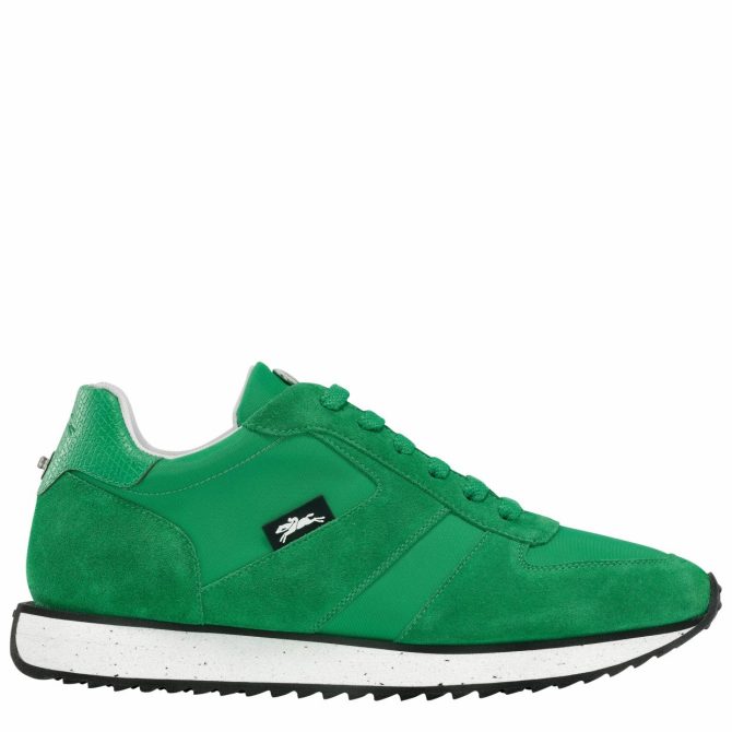 Women Sneakers | Longchamp Le Pliage Green Sneakers Green