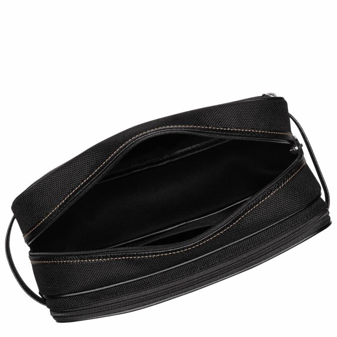 Women/Men Toiletry Bags | Longchamp Boxford Toiletry Case Black