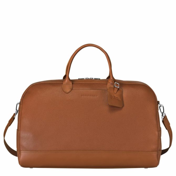 Women/Men Travel Bags | Longchamp Le Foulonné M Travel Bag Caramel