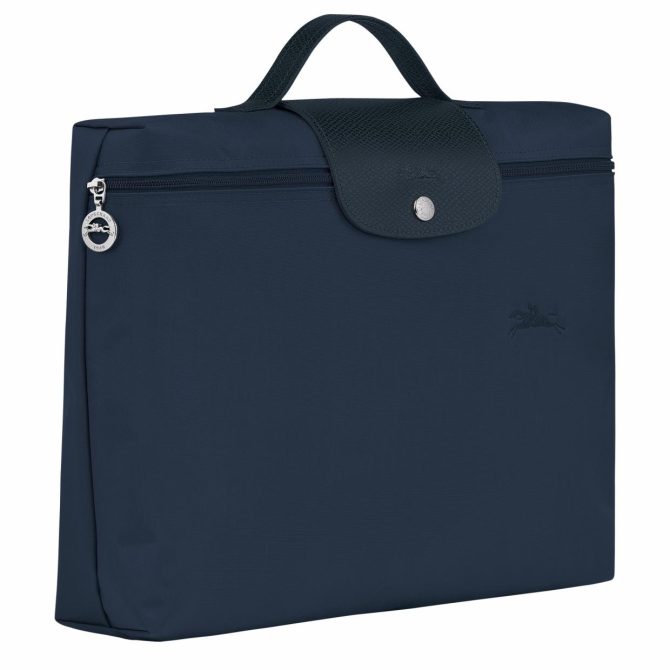 Women/Men Briefcase | Longchamp Le Pliage Green S Briefcase Navy