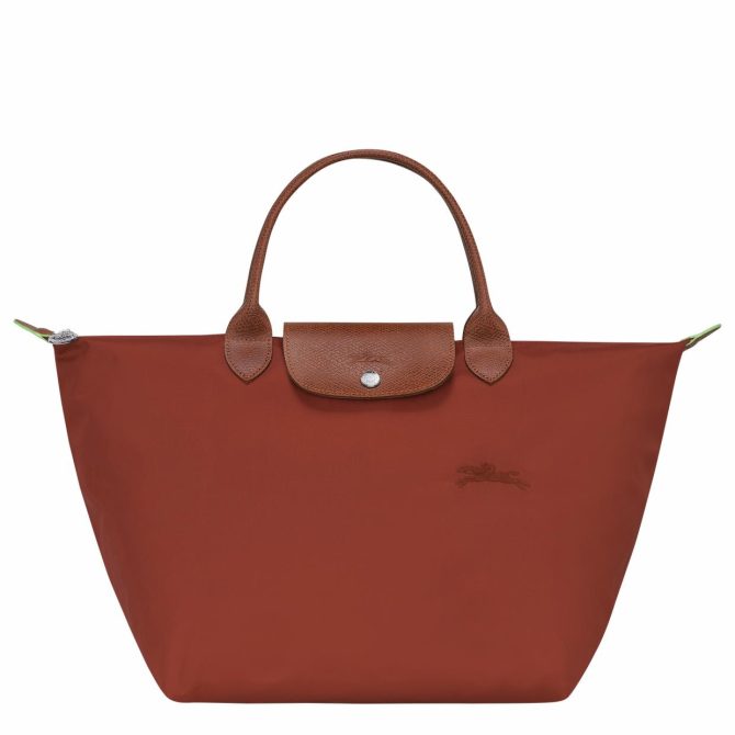 Women Handbags | Longchamp Le Pliage Green M Handbag Chestnut