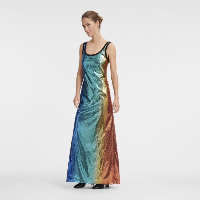 Women Dresses & Skirts | Longchamp Long Dress Multicolor