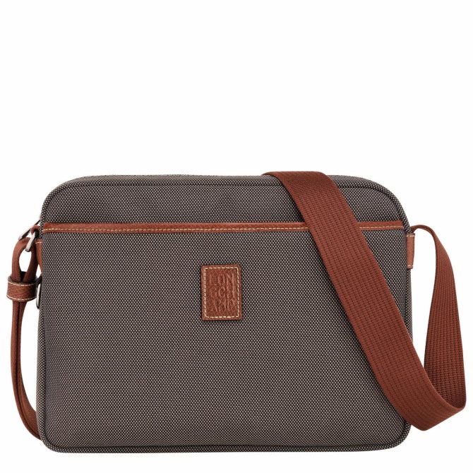 Men Crossbody Bags | Longchamp Boxford M Camera Bag Brown