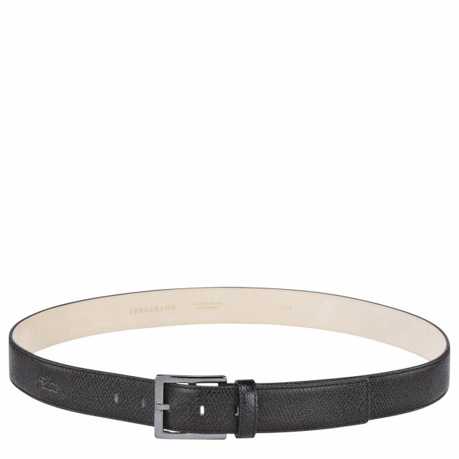 Men Belts | Longchamp Le Pliage Men's Belt Black