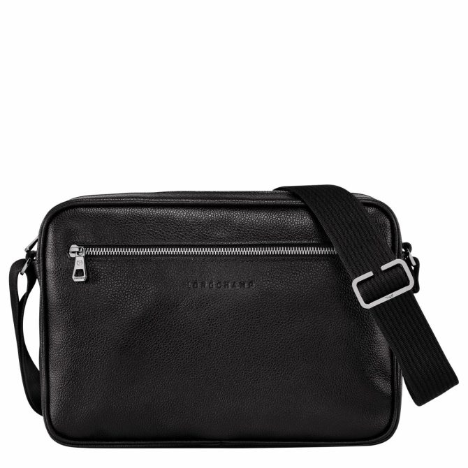 Men Crossbody Bags | Longchamp Le Foulonné M Camera Bag Black