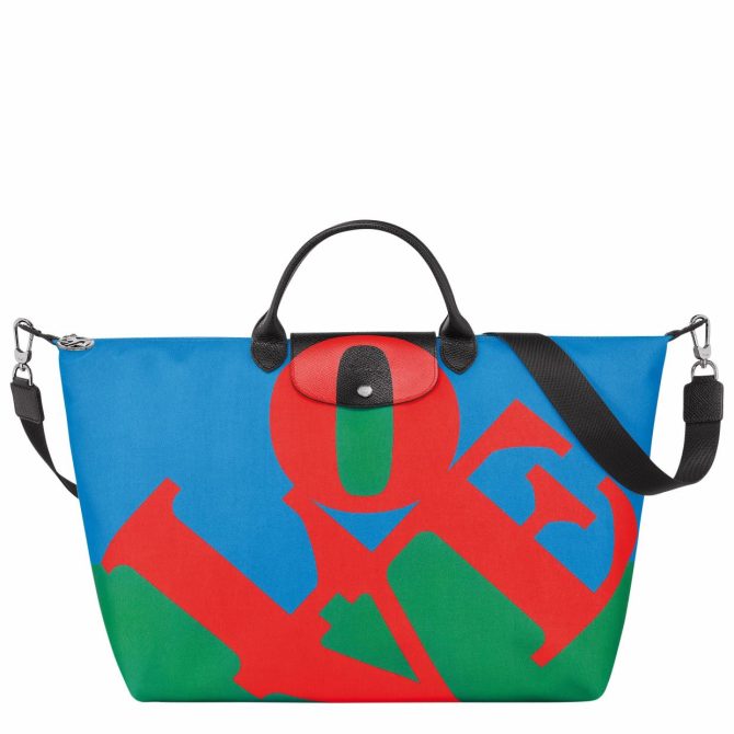 Women/Men Travel Bags | Longchamp Longchamp X Robert Indiana Travel Bag Red