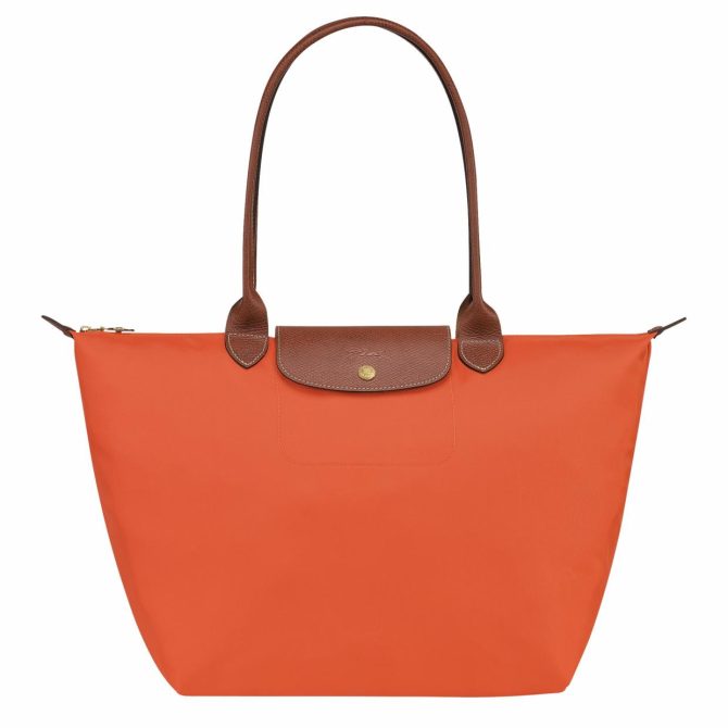 Women Shoulder Bags | Longchamp Le Pliage Original L Tote Bag Orange