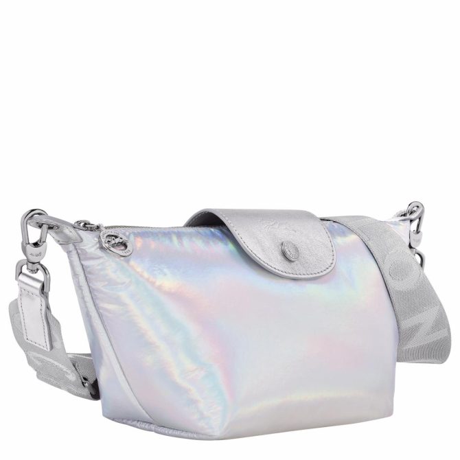 Women Crossbody Bags | Longchamp Le Pliage Collection XS Crossbody Bag Silver