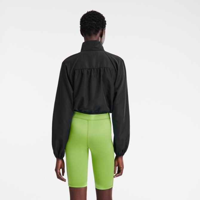 Women Trousers & Shorts | Longchamp Cycling Short Pants Green Light