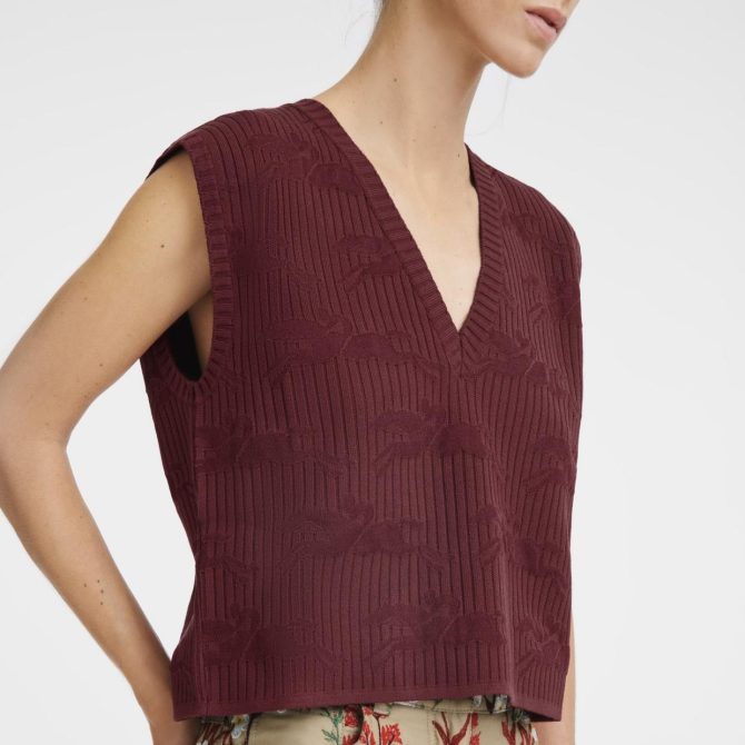 Women Knitwear | Longchamp Sleeveless Sweater Sienna