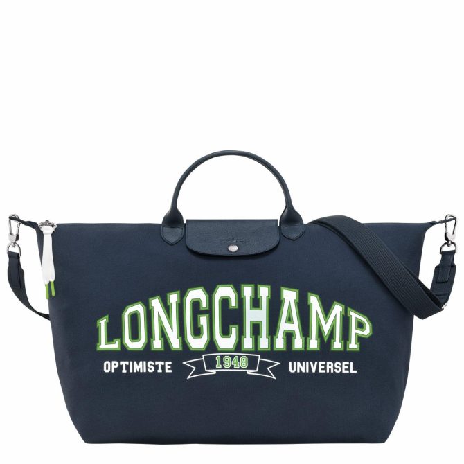 Women/Men Travel Bags | Longchamp Le Pliage Collection Travel Bag Navy