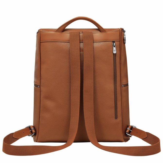 Women/Men Backpacks | Longchamp Le Foulonné Backpack Caramel