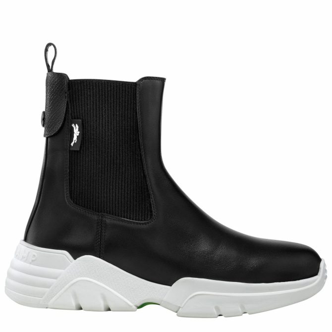 Women Boots & Booties | Longchamp Freeminder Low Boots Black