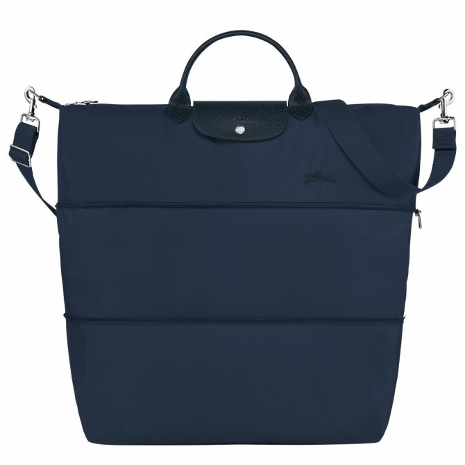 Women/Men Travel Bags | Longchamp Le Pliage Green Travel Bag Expandable Navy