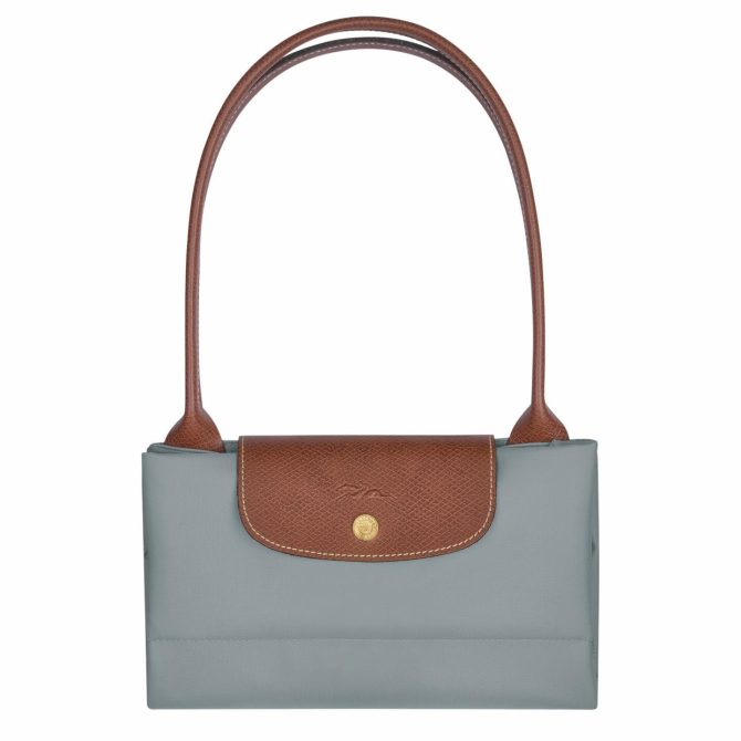 Women Shoulder Bags | Longchamp Le Pliage Original L Tote Bag Steel