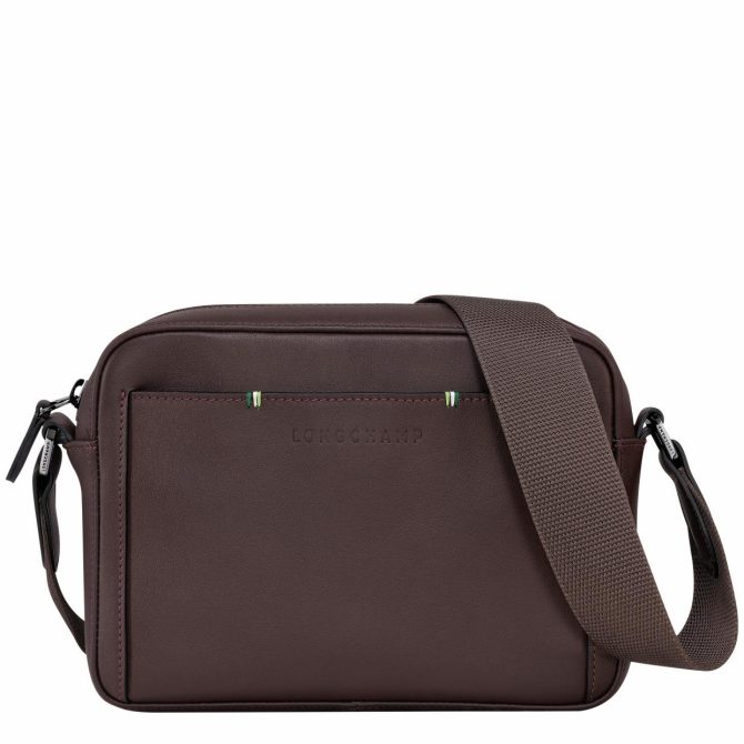 Men Crossbody Bags | Longchamp Longchamp Sur Seine Camera Bag Mocha