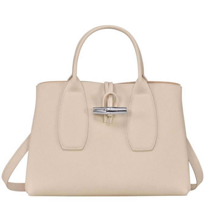 Women Handbags | Longchamp Le Roseau M Handbag Paper