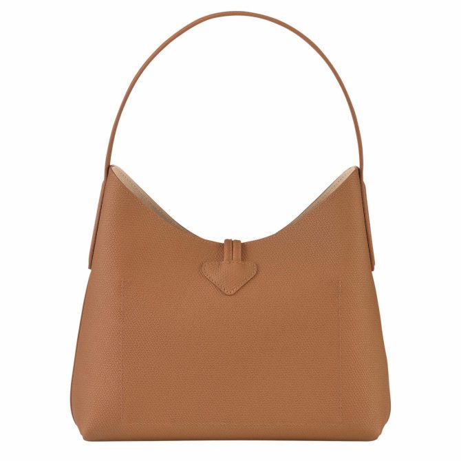 Women Shoulder Bags | Longchamp Le Roseau M Hobo Bag Natural