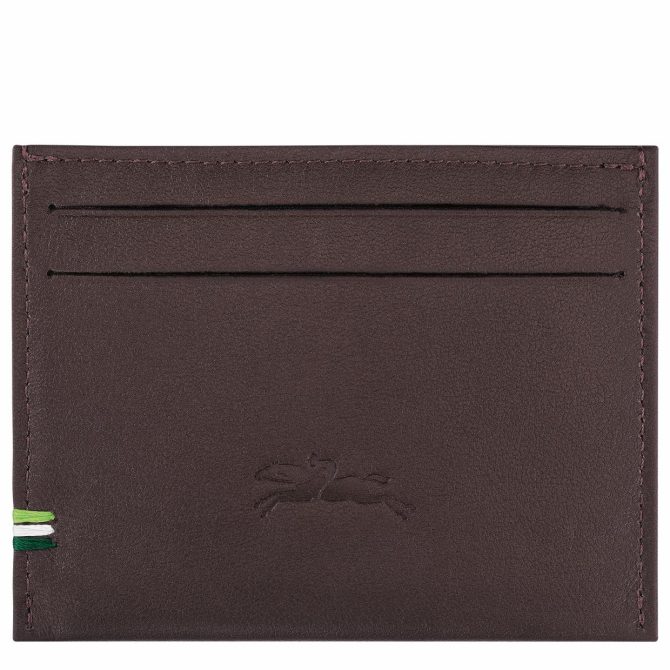 Men Cardholders & Coin Purses | Longchamp Longchamp Sur Seine Card Holder Mocha