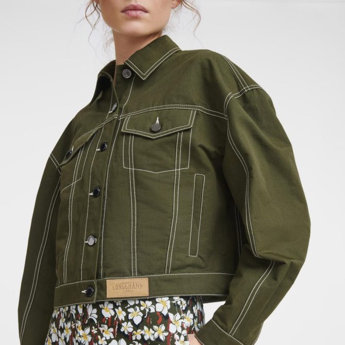 Women Coats & Jackets | Longchamp Jacket Khaki