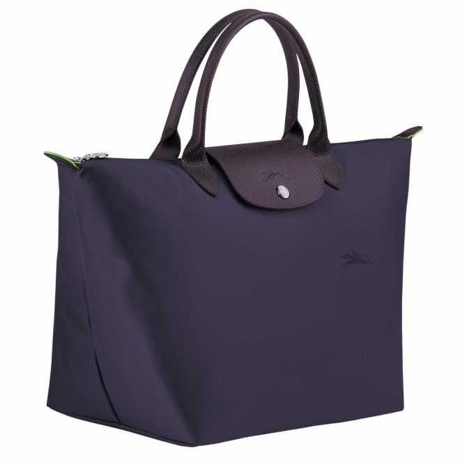 Women Handbags | Longchamp Le Pliage Green M Handbag Bilberry