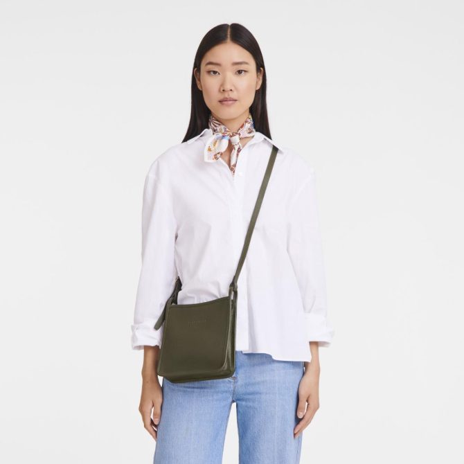 Women Crossbody Bags | Longchamp Le Foulonné S Crossbody Bag Khaki