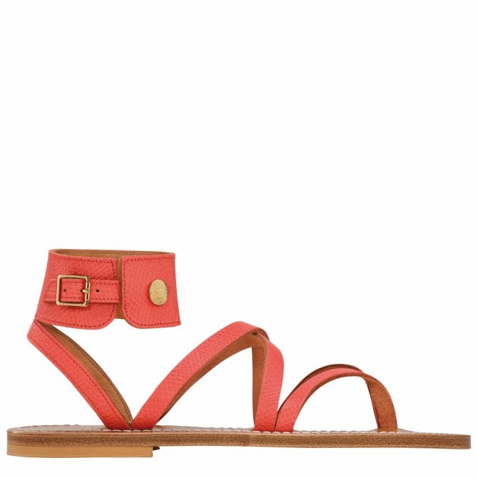 Women Sandals | Longchamp Longchamp X K.Jacques Sandals Strawberry