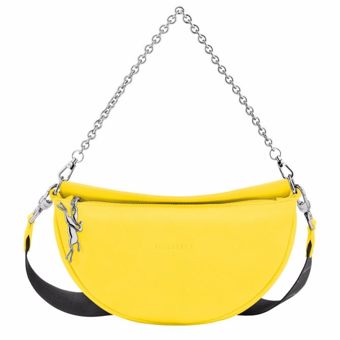 Women Shoulder Bags | Longchamp Smile S Crossbody Bag Yellow