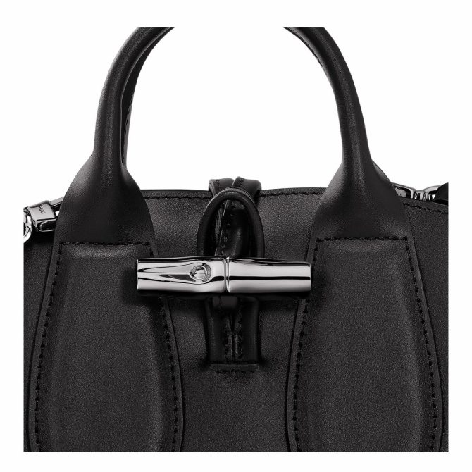 Women Handbags | Longchamp Le Roseau XS Handbag Black