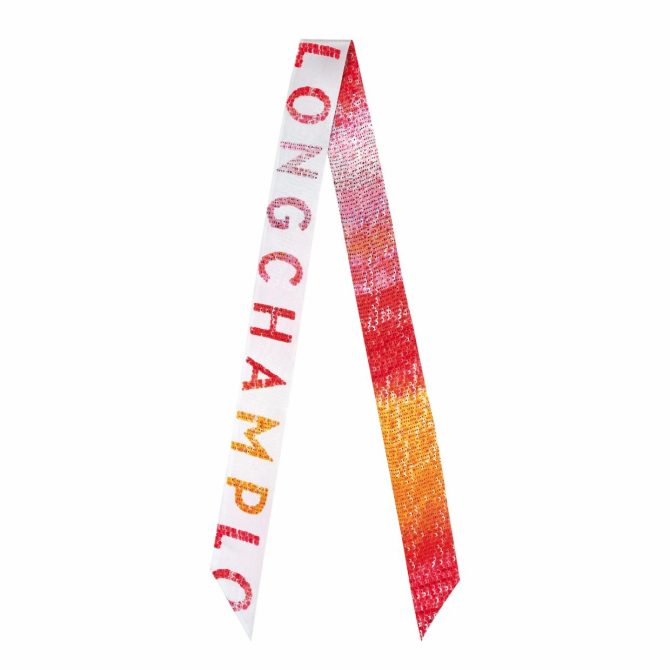 Women Headbands | Longchamp Sunset Glitters Headband Strawberry