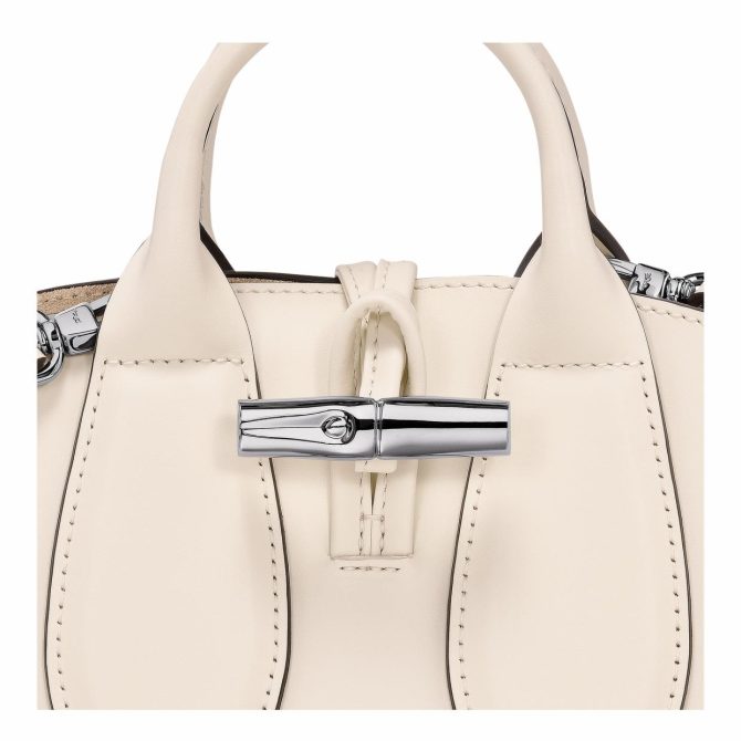 Women Handbags | Longchamp Le Roseau XS Handbag Ecru