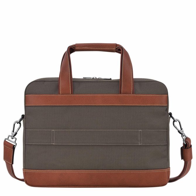 Men Briefcase | Longchamp Boxford S Briefcase Brown