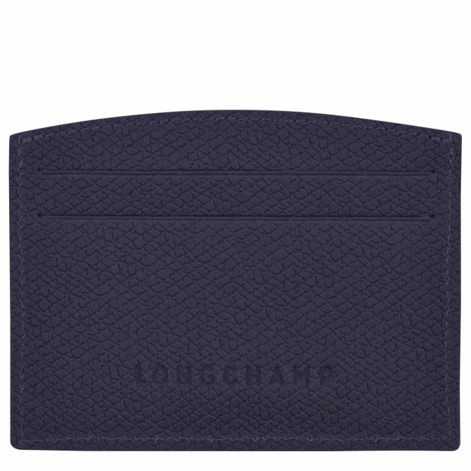 Women Cardholders & Coin Purses | Longchamp Le Roseau Card Holder Bilberry