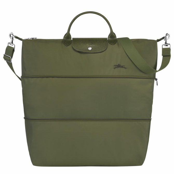 Women/Men Travel Bags | Longchamp Le Pliage Green Travel Bag Expandable Forest