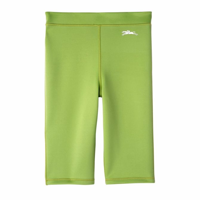 Women Trousers & Shorts | Longchamp Cycling Short Pants Green Light