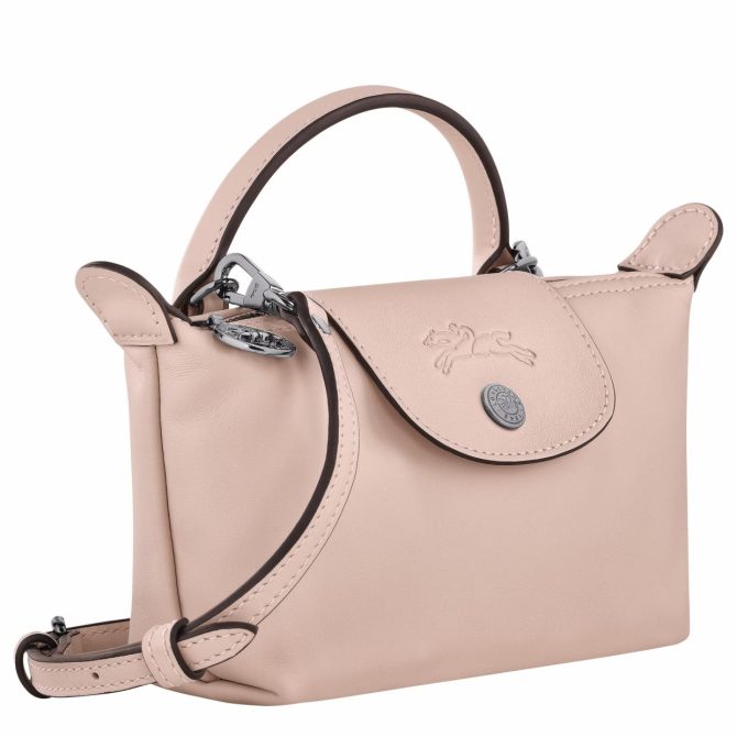 Women Clutches | Longchamp Le Pliage Xtra XS Pouch Nude