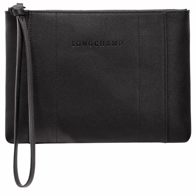 Men/Women Pouches & Cases | Longchamp Longchamp 3D Pouch Black