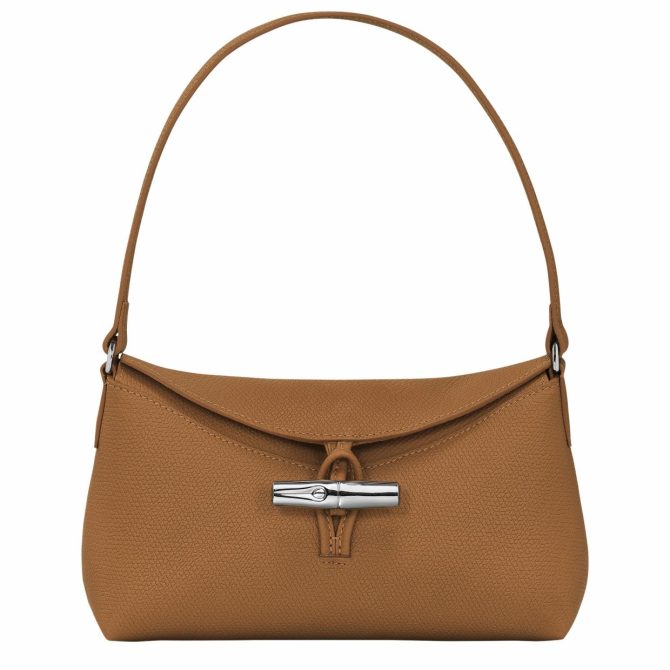 Women Shoulder Bags | Longchamp Le Roseau S Hobo Bag Natural