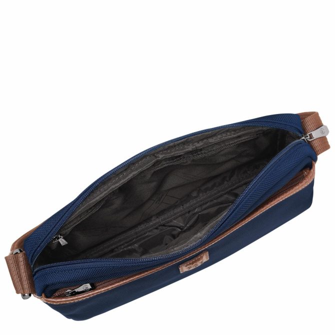 Men Crossbody Bags | Longchamp Boxford M Camera Bag Blue