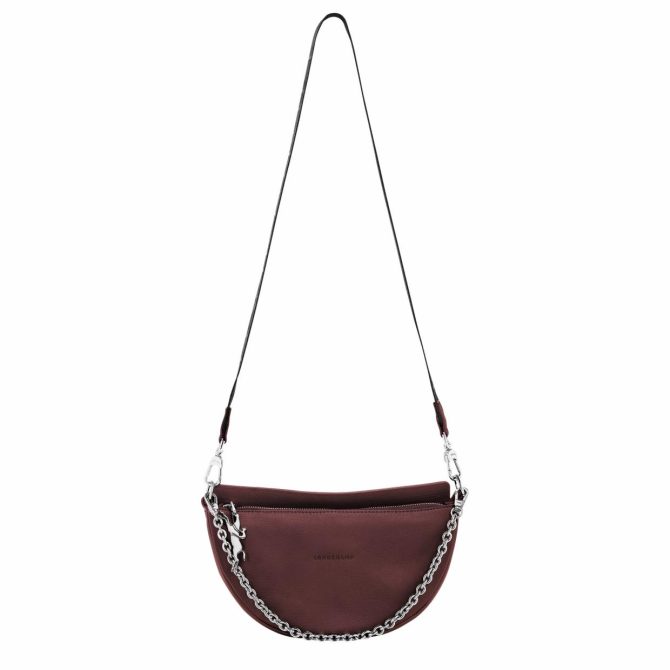 Women Shoulder Bags | Longchamp Smile S Crossbody Bag Plum