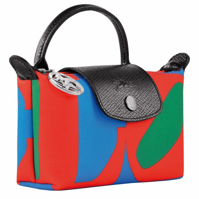 Women/Men Pouches & Cases | Longchamp Longchamp X Robert Indiana Pouch Red