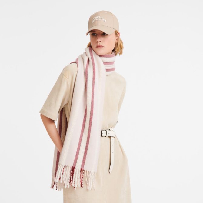 Women Stoles | Longchamp Flocons Longchamp Stole Nude