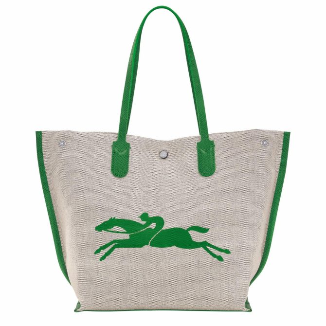 Women Shoulder Bags | Longchamp Essential L Tote Bag Green