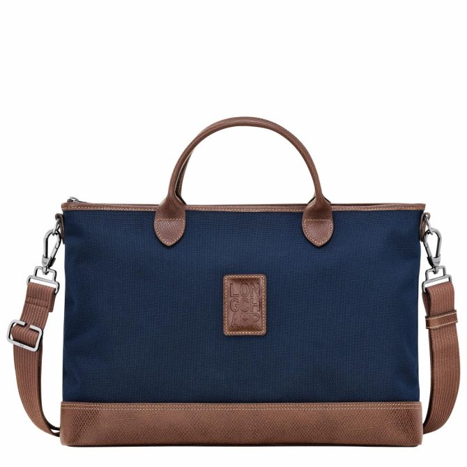 Women/Men Briefcase | Longchamp Boxford S Briefcase Blue