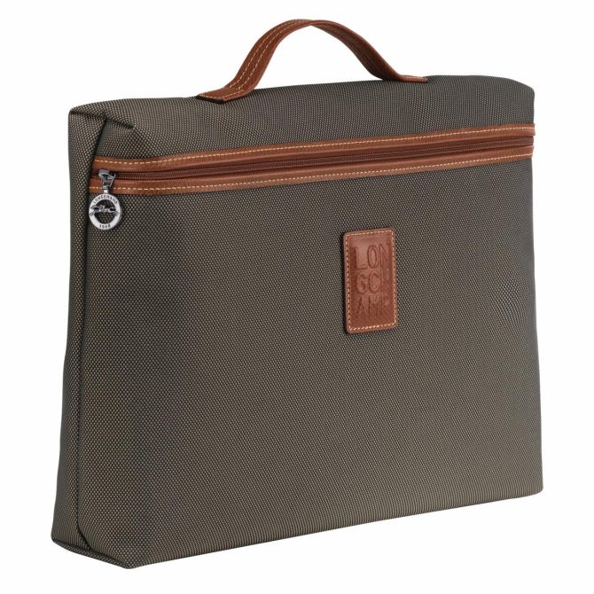 Men Briefcase | Longchamp Boxford S Briefcase Brown