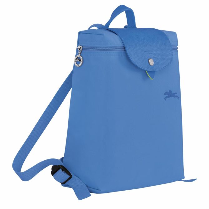 Women/Men Backpacks | Longchamp Le Pliage Green M Backpack Cornflower