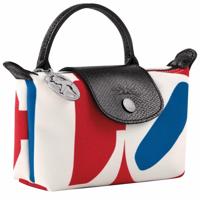 Women/Men Pouches & Cases | Longchamp Longchamp X Robert Indiana Pouch White